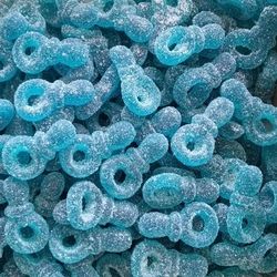 Tétines bleues à la framboise sucrées - Dulceplus ( 100G )